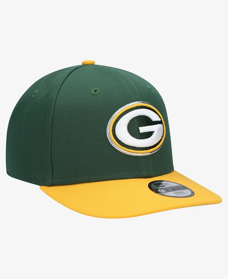 New Era Big Boys and Girls Green/Gold Green Bay Packers 2026 Nfl Draft Pre-Curved 9FIFTY Snapback Hat