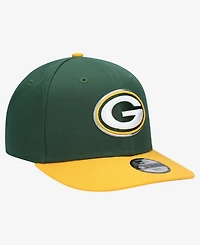 New Era Big Boys and Girls Green/Gold Green Bay Packers 2026 Nfl Draft Pre-Curved 9FIFTY Snapback Hat