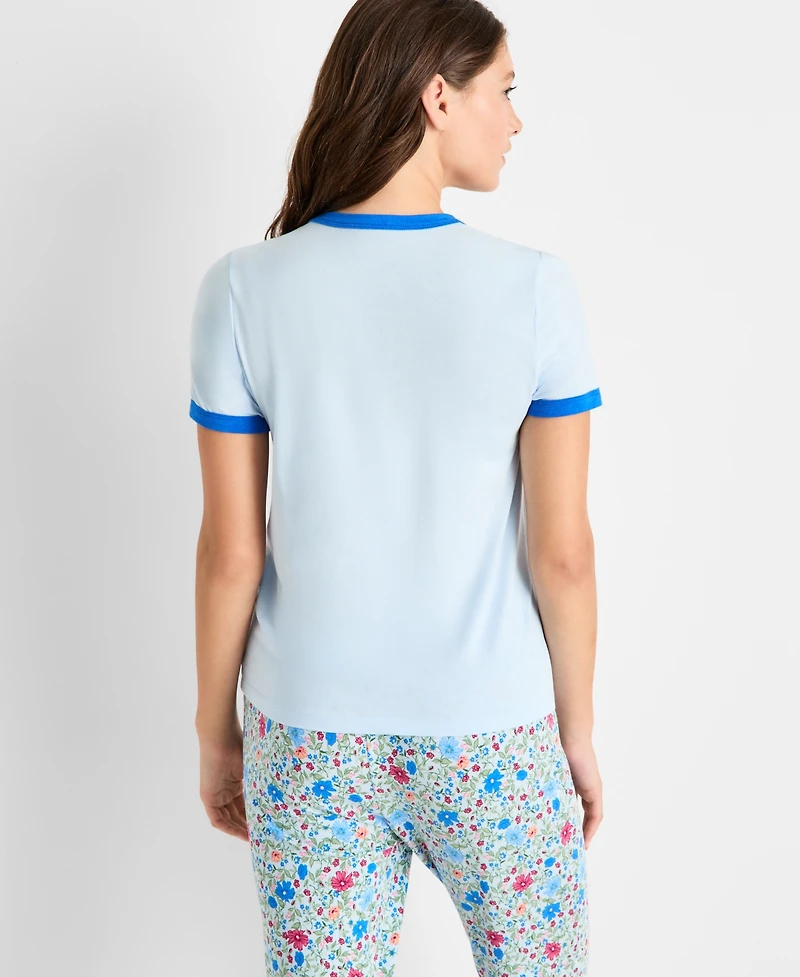 State of Day Women's Solid Baby Sleep Tee, Xs-3X, Macy's Exclusive