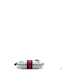 Pre-Owned Gucci Ophidia Half Moon Hobo Gg Coated Canvas