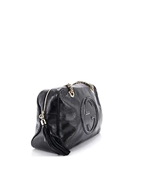 Pre-Owned Gucci Medium Soho Chain Zip Shoulder Bag Patent