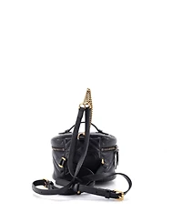 Pre-Owned Gucci Mini Gg Marmont Vanity Backpack Matelasse Leather