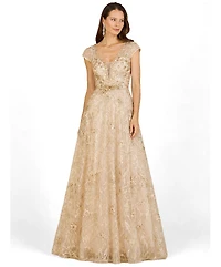 Lara Women's Lace Embellished A-Line Dress