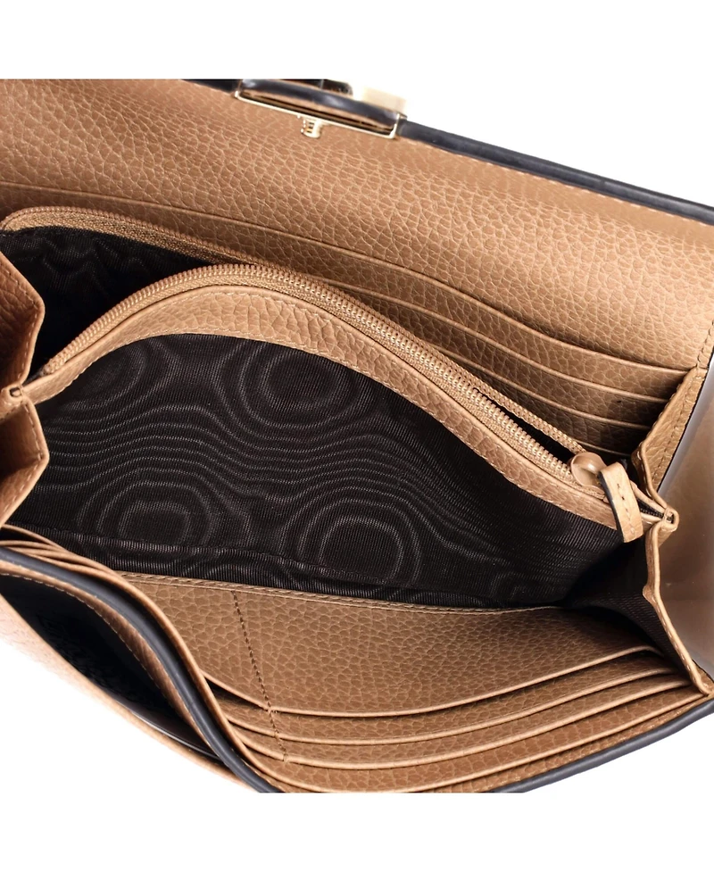 Pre-Owned Gucci Icon Continental Wallet Leather