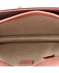 Pre-Owned Gucci Medium Interlocking Shoulder Bag Leather
