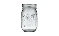 Ball Glass Mason Jars, Regular Mouth, Pint Size (16 oz), Pack of 4