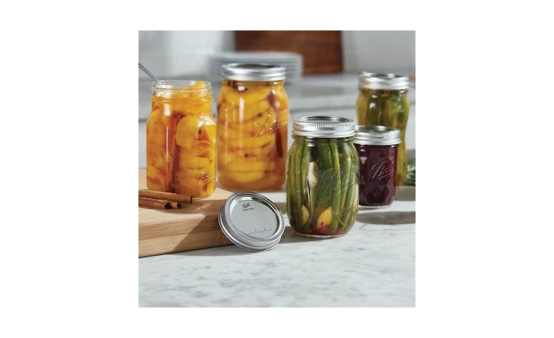 Ball Glass Mason Jars, Wide Mouth, Quart Size (32 oz), Pack of 4