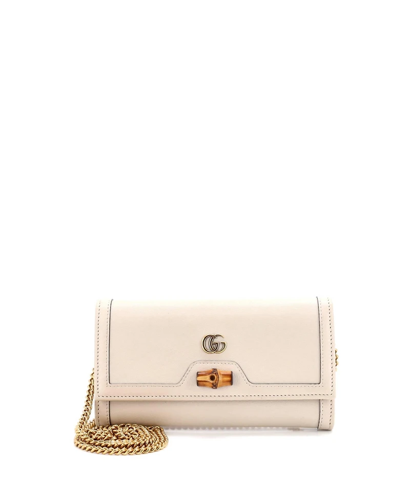Pre-Owned Gucci Diana Wallet on Chain Leather