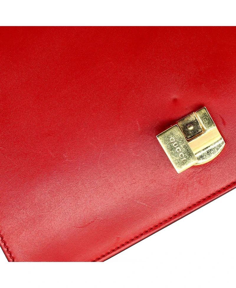 Pre-Owned Gucci Small Sylvie Shoulder Bag Leather