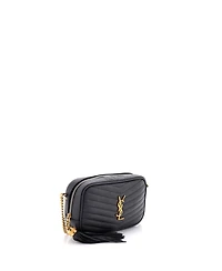 Pre-Owned Saint Laurent Mini LouLou Crossbody Bag Matelasse Chevron Leather