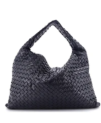 Pre-Owned Bottega Veneta Large Hop Hobo Intrecciato Leather