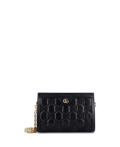 Pre-Owned Gucci Small Gg Shoulder Bag Gg Matelasse Leather