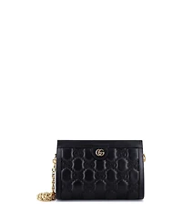 Pre-Owned Gucci Small Gg Shoulder Bag Gg Matelasse Leather
