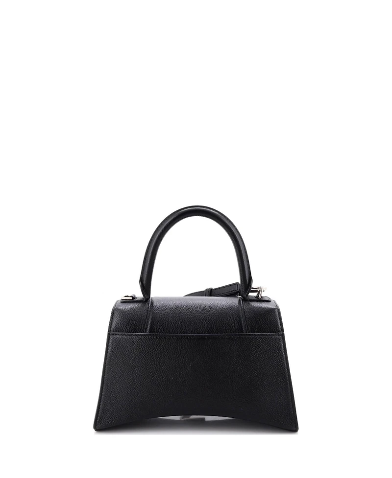 Pre-Owned Balenciaga Small Hourglass Top Handle Bag Leather