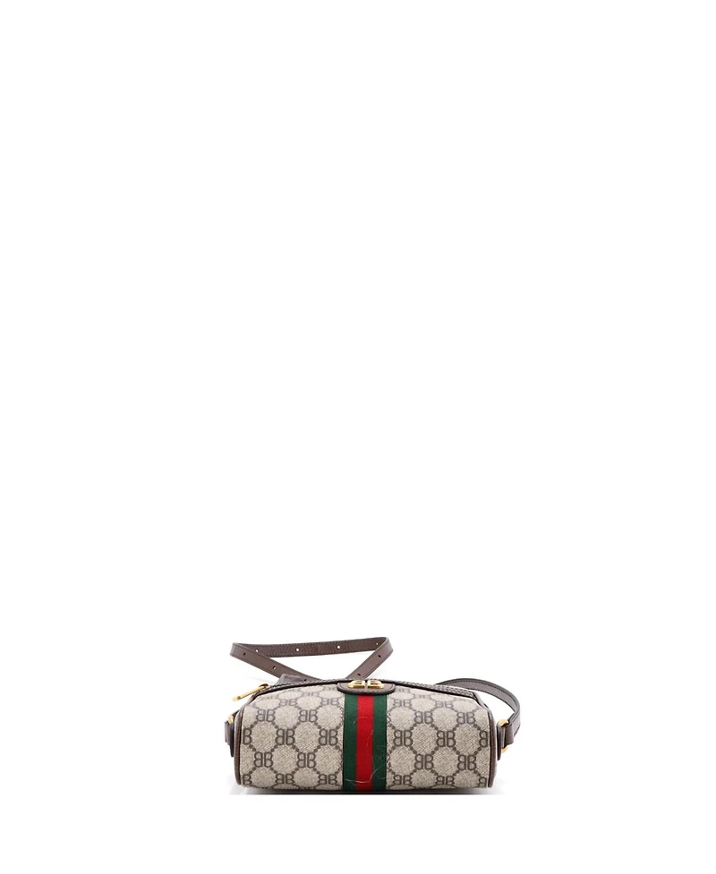 Pre-Owned Balenciaga Mini x Gucci The Hacker Project Camera Bag Bb Coated Canvas