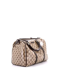 Pre-Owned Gucci Medium Joy Boston Bag Gg Coated Canvas