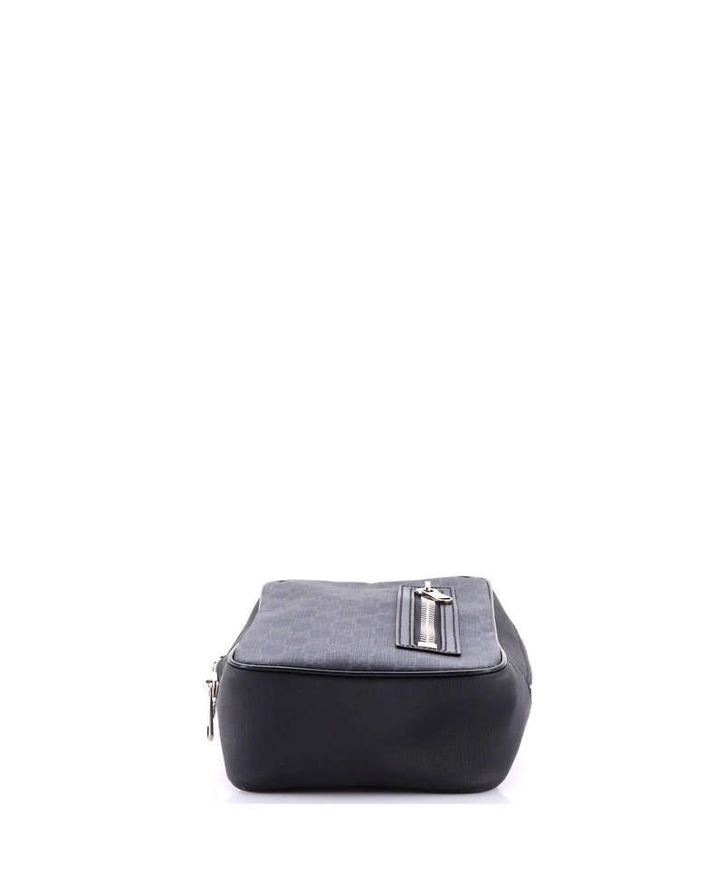 Pre-Owned Gucci Small Soft Zip Sling Bag Gg Coated Canvas