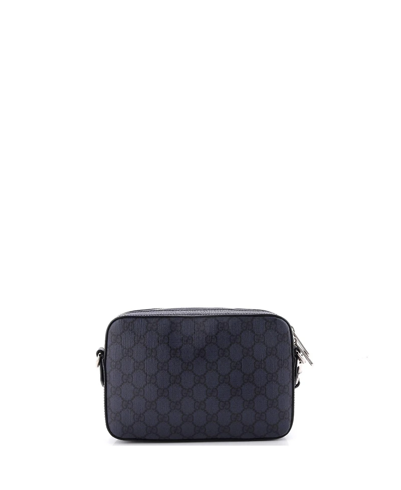 Pre-Owned Gucci Small Ophidia Zip Wristlet Shoulder Bag Gg Coated Canvas