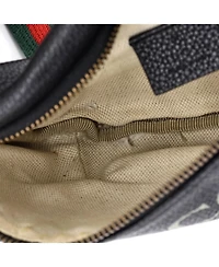 Pre-Owned Gucci Small Logo Belt Bag Printed Leather