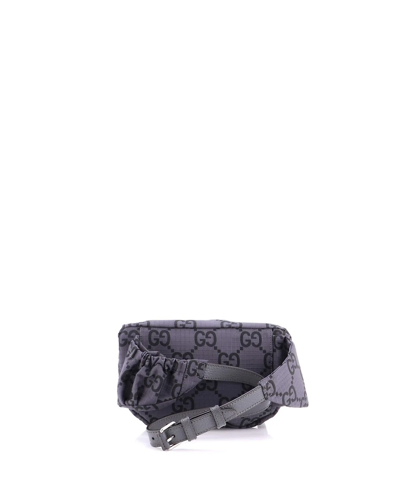 Pre-Owned Gucci Ripstop Belt Bag Gg Nylon and Leather