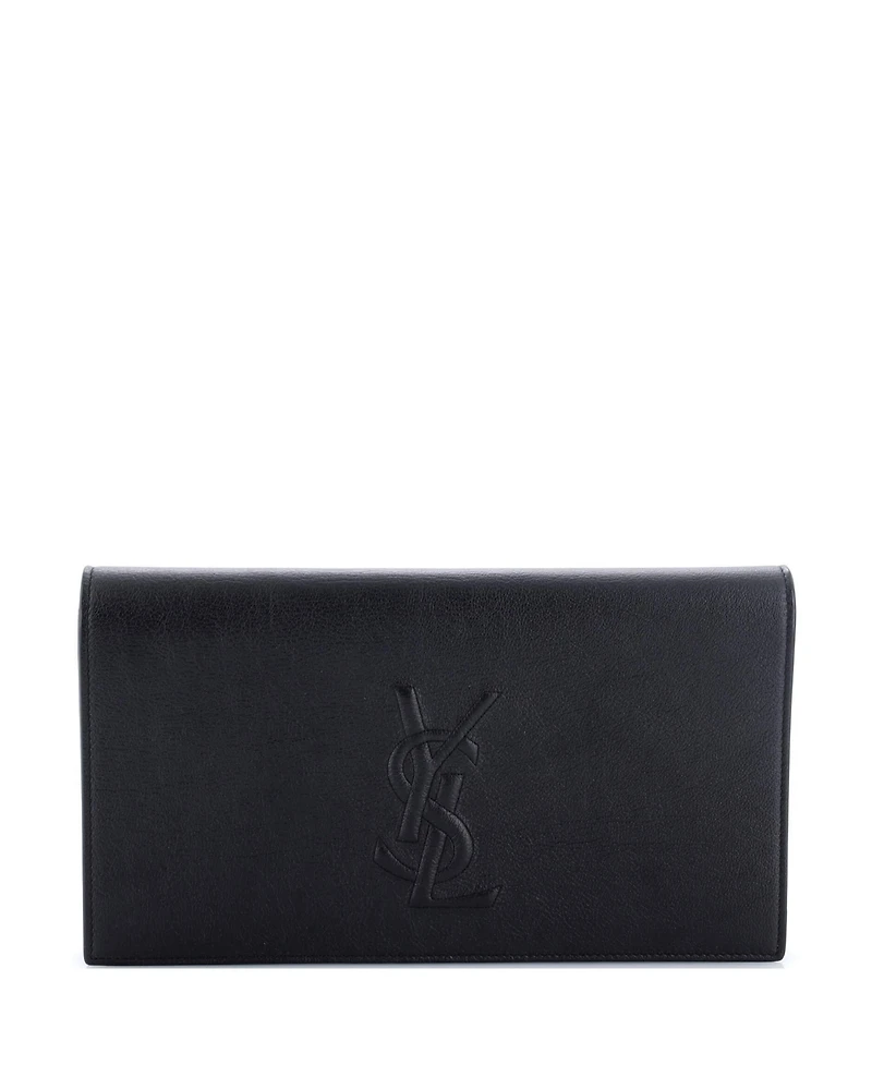 Pre-Owned Saint Laurent Large Belle de Jour Clutch Leather