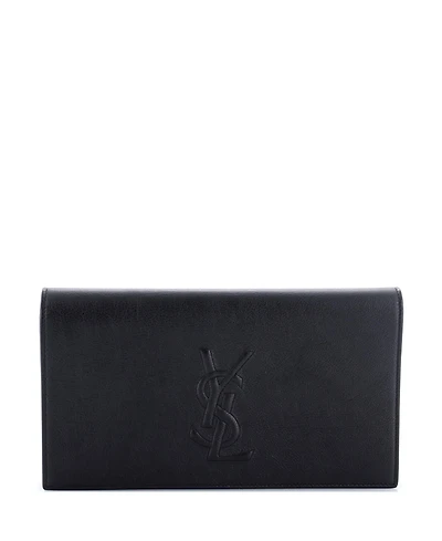 Pre-Owned Saint Laurent Large Belle de Jour Clutch Leather