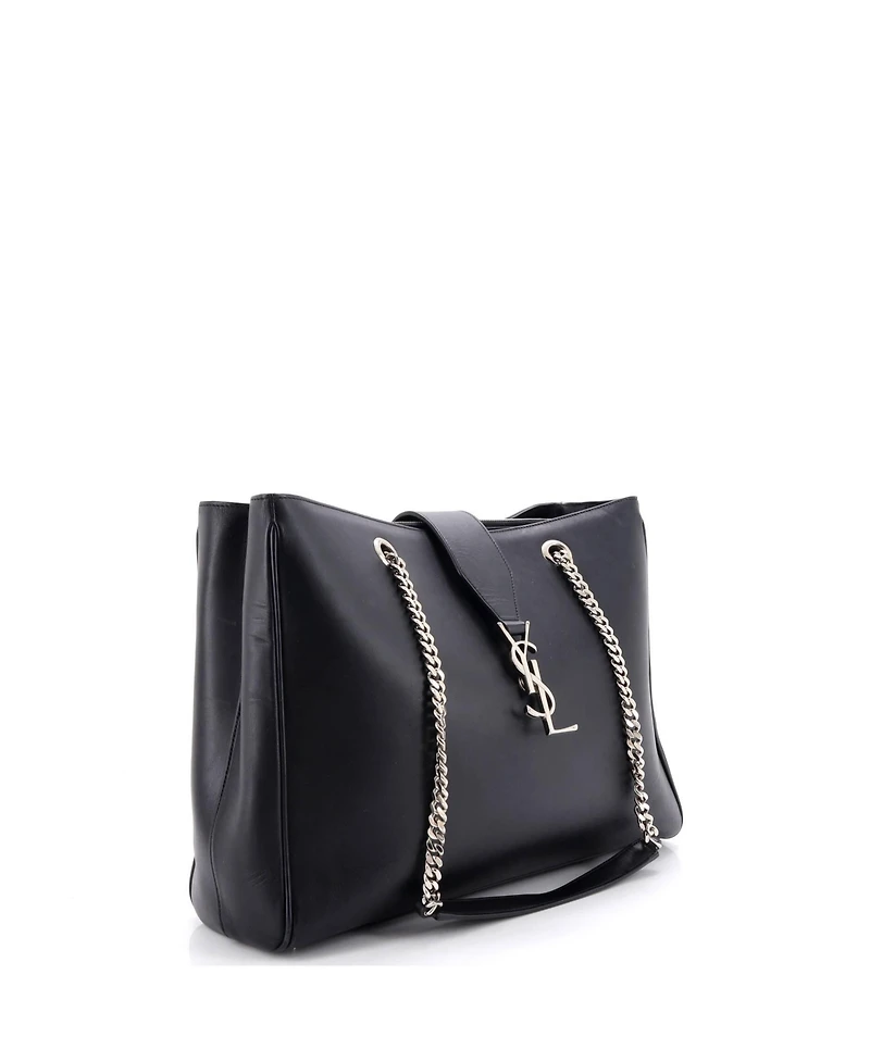 Pre-Owned Saint Laurent Large Classic Monogram Shopper Leather