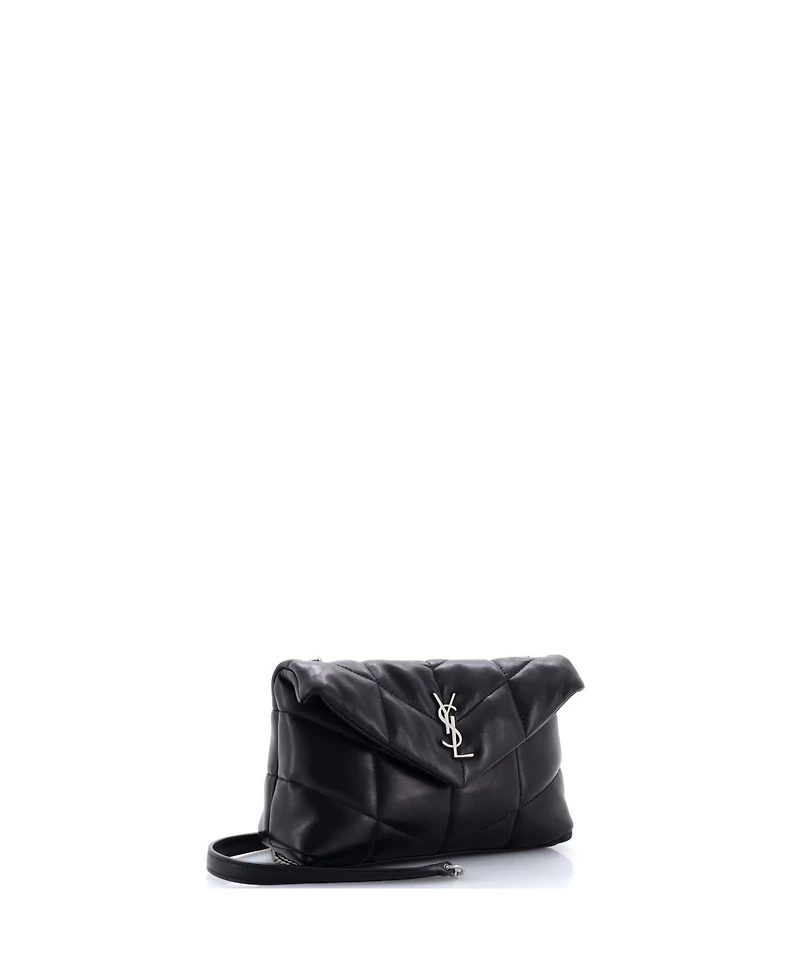 Pre-Owned Saint Laurent Mini Loulou Puffer Shoulder Bag Quilted Leather