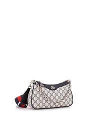 Pre-Owned Gucci Small Ophidia Charm Shoulder Bag Gg Coated Canvas