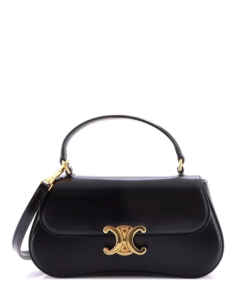 Pre-Owned Celine Teen Lola Triomphe Top Handle Bag Leather