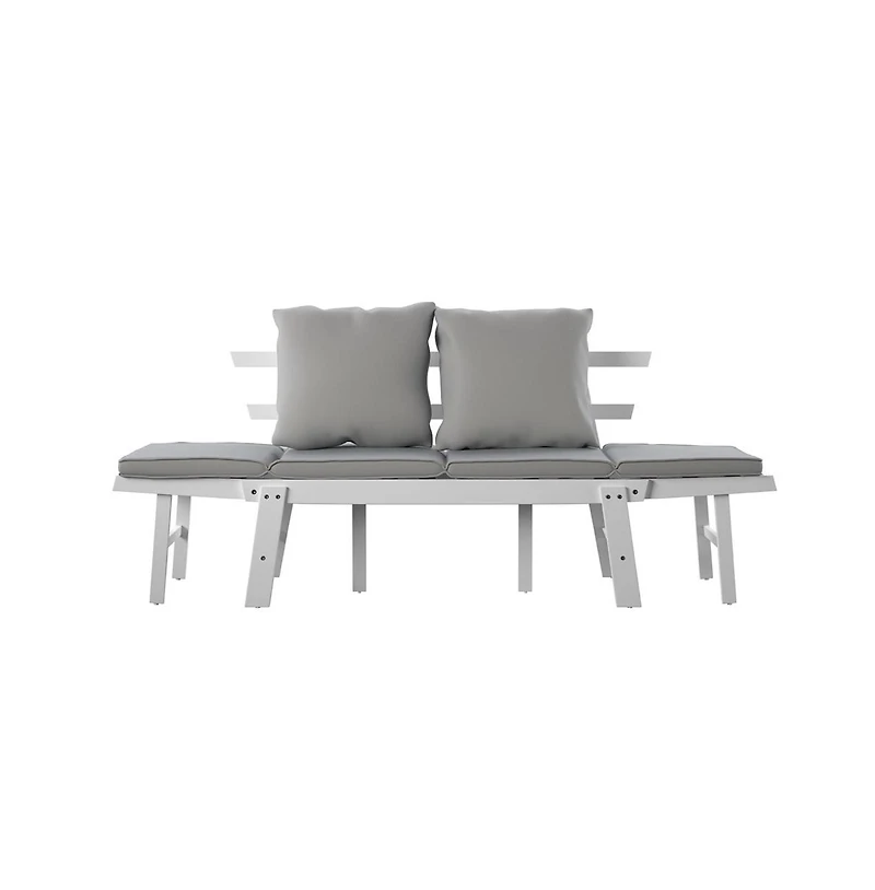 Augusta Home Holly and Martin Dolavon Outdoor Convertible Lounge Chair
