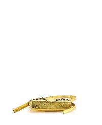 Pre-Owned Givenchy Mini Voyou Shoulder Bag Metallic Leather