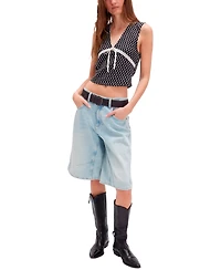 Free People Women's Good Graces V-Neck Cropped Tank Top