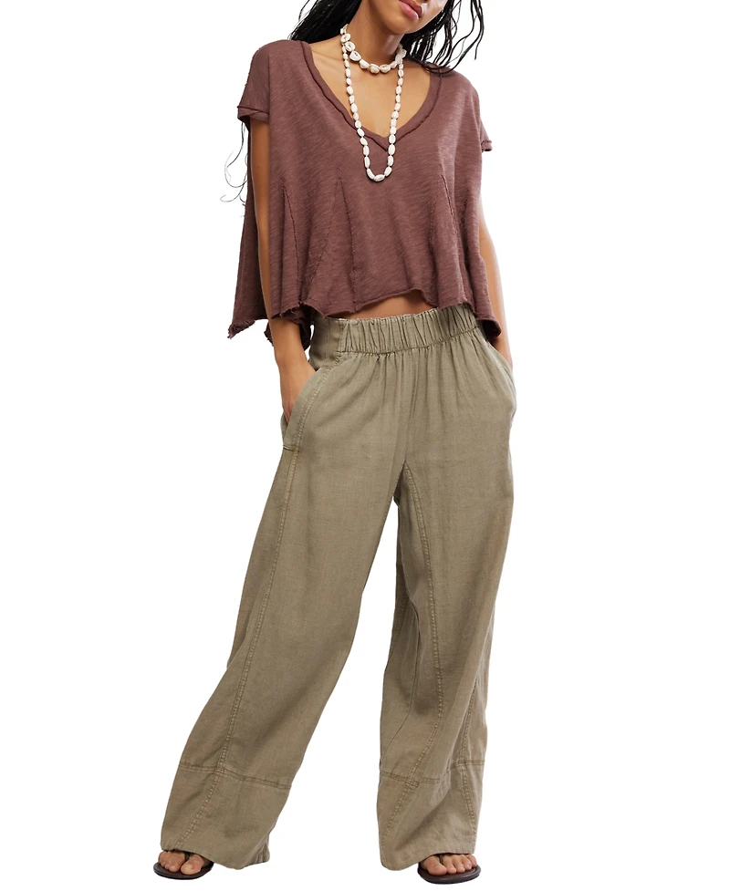 Free People Women's Swing Along With Me Short-Sleeve T-Shirt