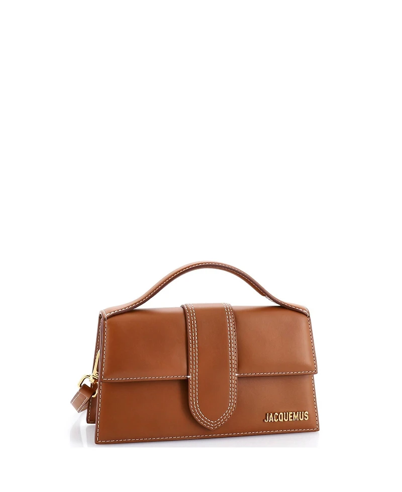 Pre-Owned Jacquemus Le Grand Bambino Flap Bag Leather