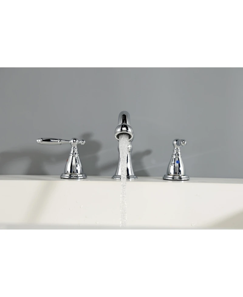 Phying Bathroom Faucet For bathroom Sink With Two Handles And Supply Lines