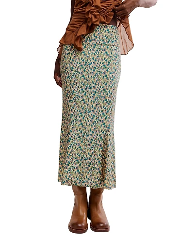Free People Women's Bonita Printed Maxi Skirt