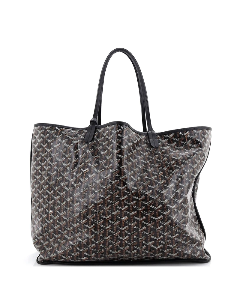 Pre-Owned Goyard Gm Anjou Reversible Tote Printed Coated Canvas