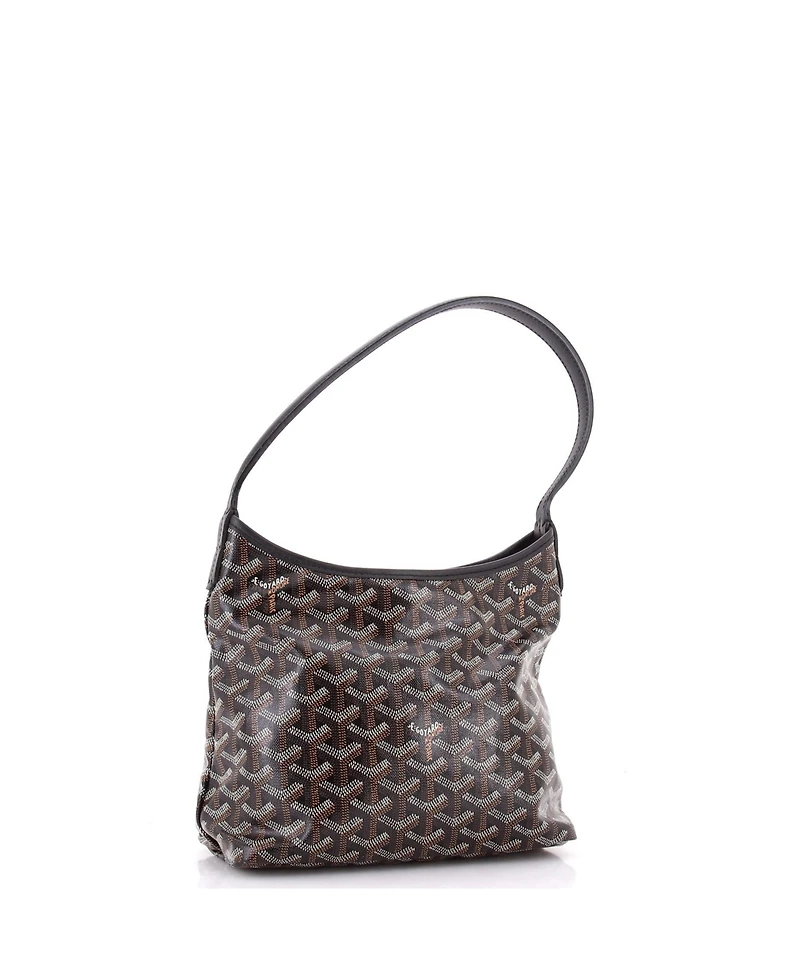Pre-Owned Goyard Mini Boheme Hobo Coated Canvas