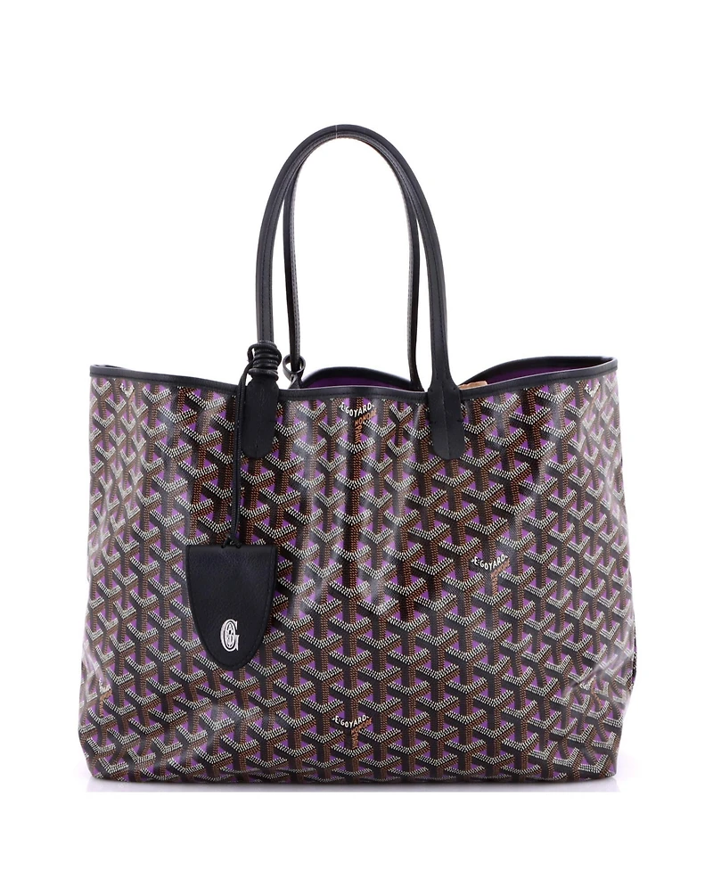 Pre-Owned Goyard Pm Saint Louis Tote Claire Voie Coated Canvas