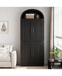 gaomon 71 Inch Tall Arched Display Cabinet