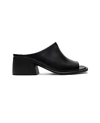 Forever & Always Shoes Women's Sorex Leather Block Heel Sandal