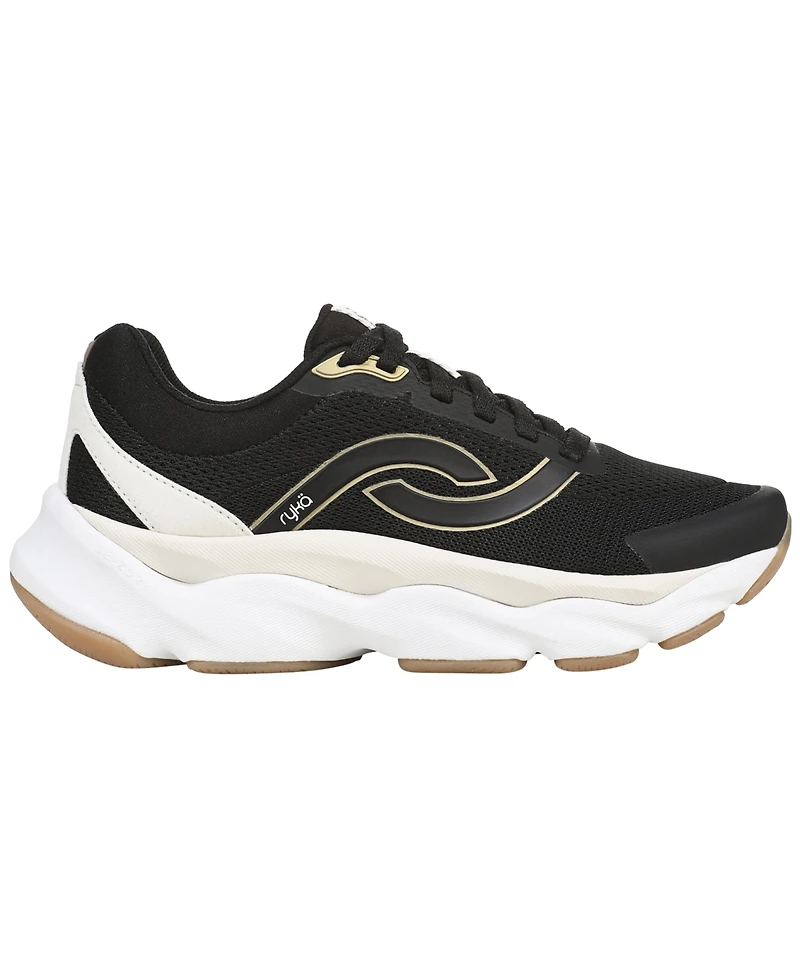 Ryka Women's Rezorb Max Walking Lace-Up Sneakers