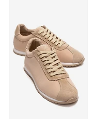 Forever & Always Shoes Women's Unica Leather Sport Sneaker