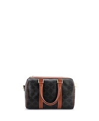 Pre-Owned Celine Medium Boston Bag Triomphe Coated Canvas