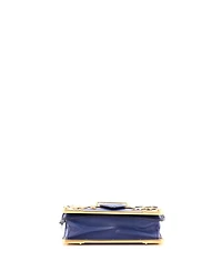 Pre-Owned Prada Small Cahier Crossbody Bag Embellished Leather
