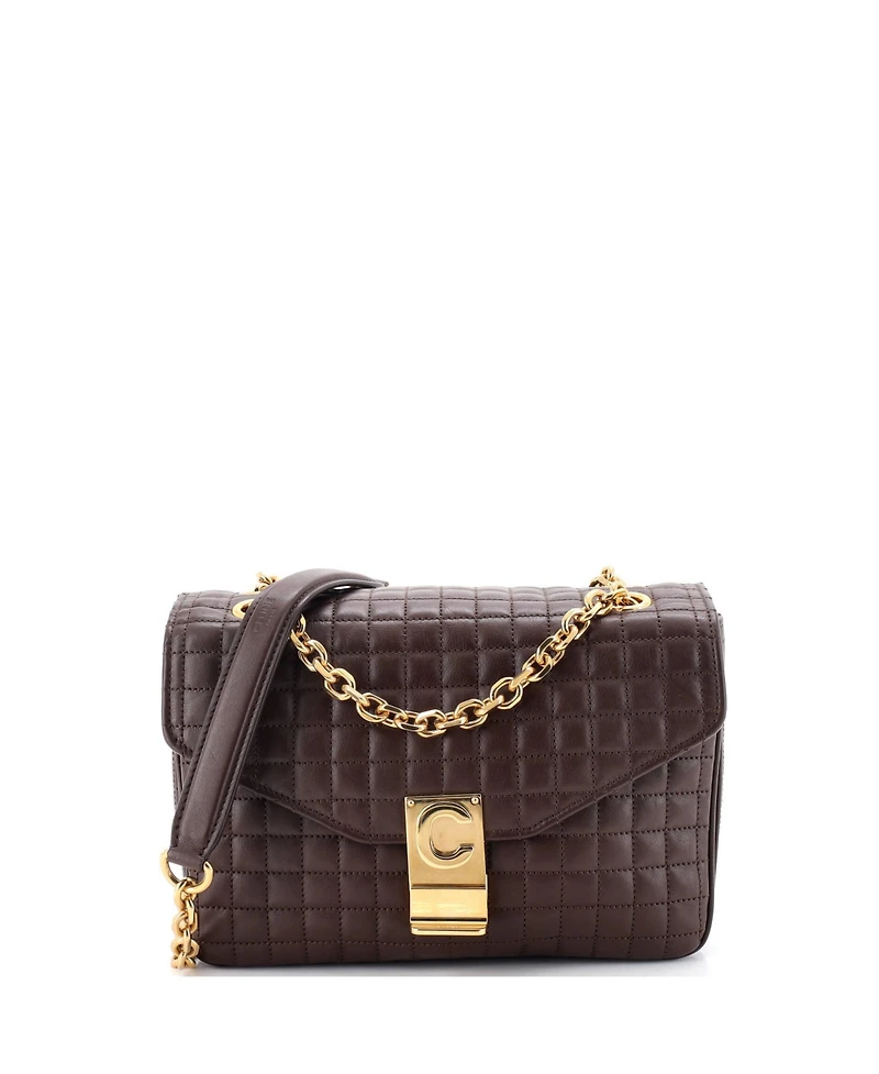 Pre-Owned Celine Medium C Bag Quilted Leather