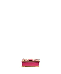 Pre-Owned Prada Small Cahier Crossbody Bag Embellished Leather