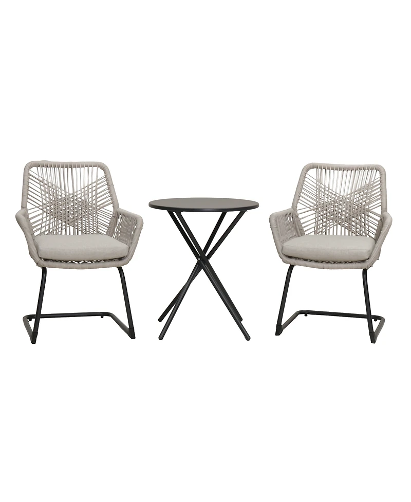 Streamdale Furniture Pe Rattan Outdoor Armchairs with Cushions, Set of 2
