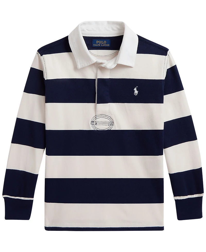 Polo Ralph Lauren Boys' 2T-7 Iconic Long-Sleeve Rugby Shirt